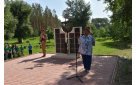 Председатель комитета по делам архивов Оренбургской области Ирина Останина приняла участие в церемонии возложения цветов к мемориалу «Имена из солдатских медальонов»